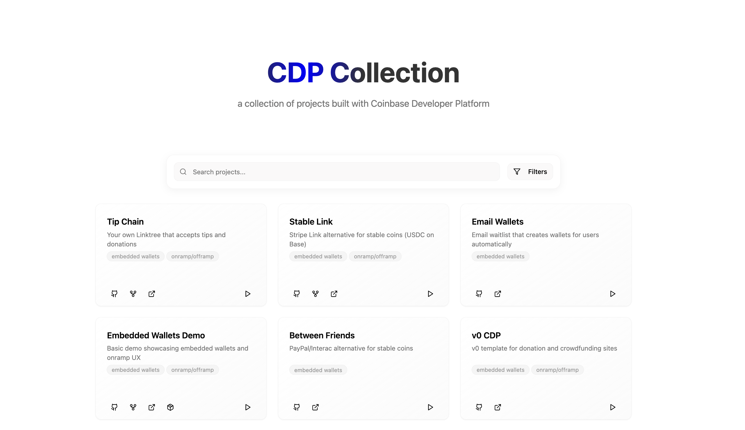 Cdp Coin CDP Collection - Coinbase Developer Platform Projects